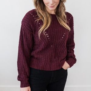NEW Cozy Chunky Chenille Sweater